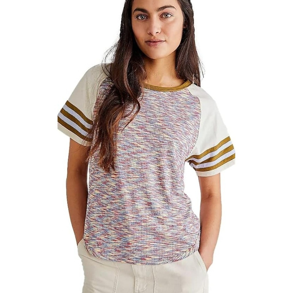 Free People Tailgate Tee Lg